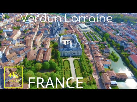 City of Verdun Lorraine France in 4K Ultra HD