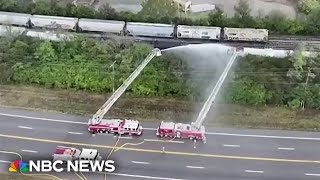 Ohio chemical leak contained, but fear of explosion remains