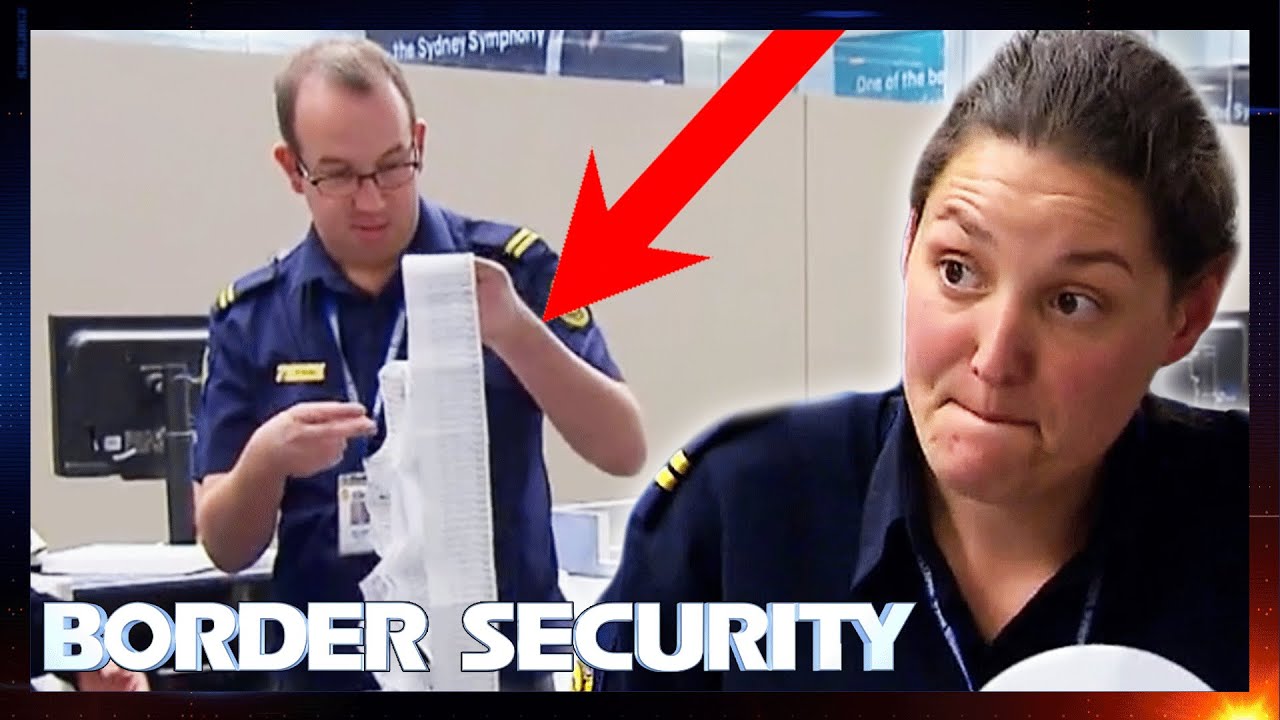 Nervous Tax Evader Caught With Endless Expensive Goods Receipts 💎 S10 E8 | Border Security Australia