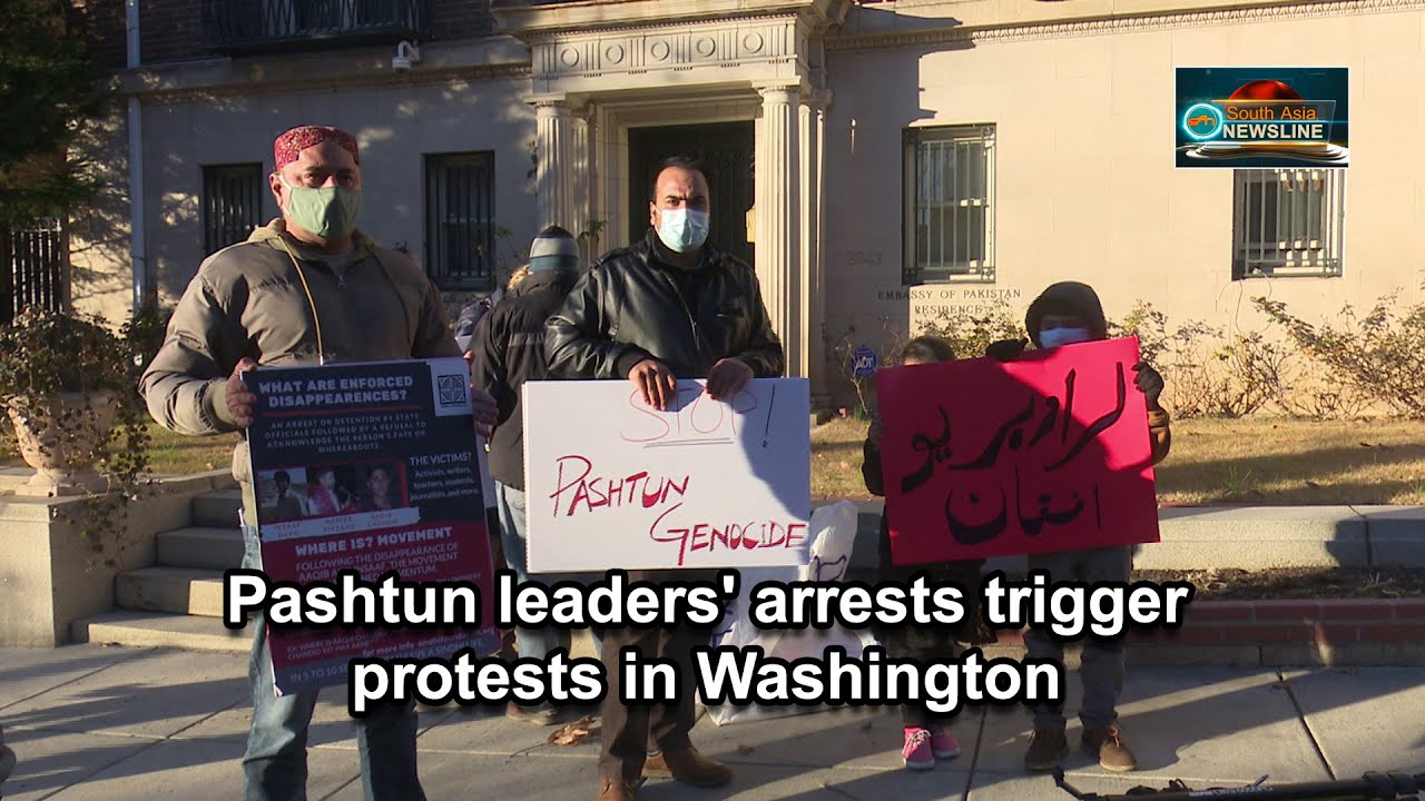 Pashtun leaders' arrests trigger protests in Washington