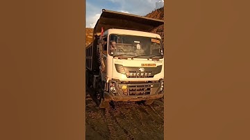 over load Bolder running BS-6 Eicher tipper in coal mines#viral#short#