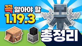 마인크래프트 1.19.3 업데이트! 50년 업뎃의 시작 [스냅제이]