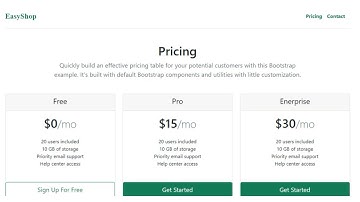 How to Create Pricing Page in React JS and Bootstrap || Pricing Plan on Website