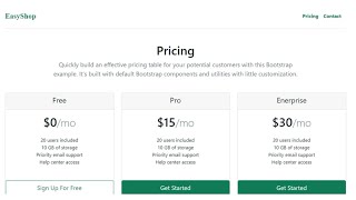 How to Create Pricing Page in React JS and Bootstrap || Pricing Plan on Website