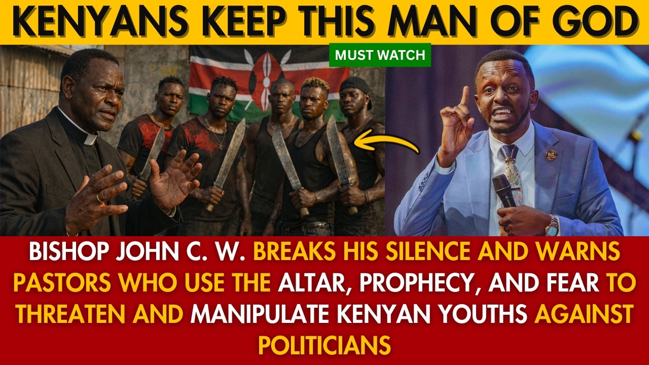 BISHOP JOHN C. W. BREAKS HIS SILENCE & WARNS PASTORS WHO USE THE ALTAR, PROPHECY, & FEAR TO THREATEN