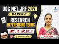 Research Referencing Term | UGC NET Paper 1 | NET JRF Paper 1 Research Aptitude PYQs by Nutan Ma’am