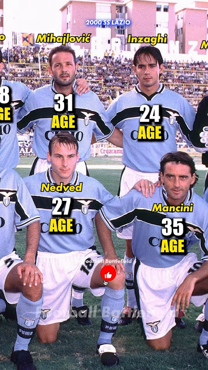 SS Lazio squad 2000🔥How old was it🤔#footballshorts #lazio #calcio