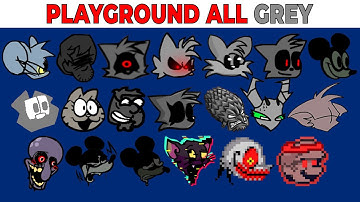FNF Character Test | Gameplay VS My Playground | ALL Grey Test
