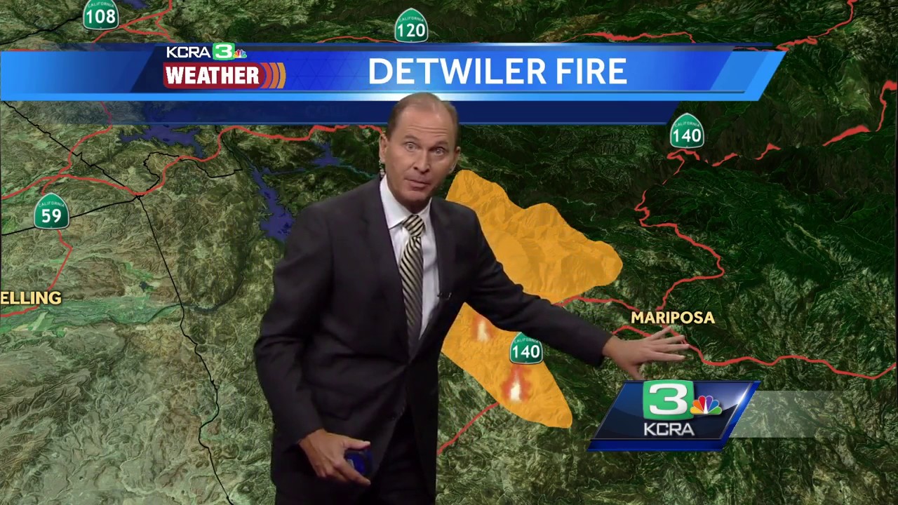 How wildfire in Mariposa County spread