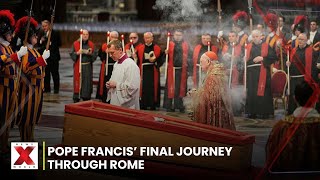 Pope Francis’ Final Journey: Procession Through Rome's Historic Streets | NewsX World