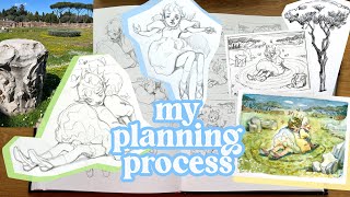 Plan your illustration like a PRO! ✍ A deepdive into my creative process ✨