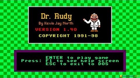 Dr. Rudy gameplay (PC Game, 1992)