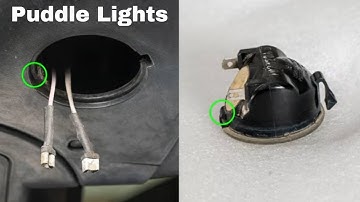 How to Replace | Remove Ford Ranger Mirror Puddle Lights Assembly?