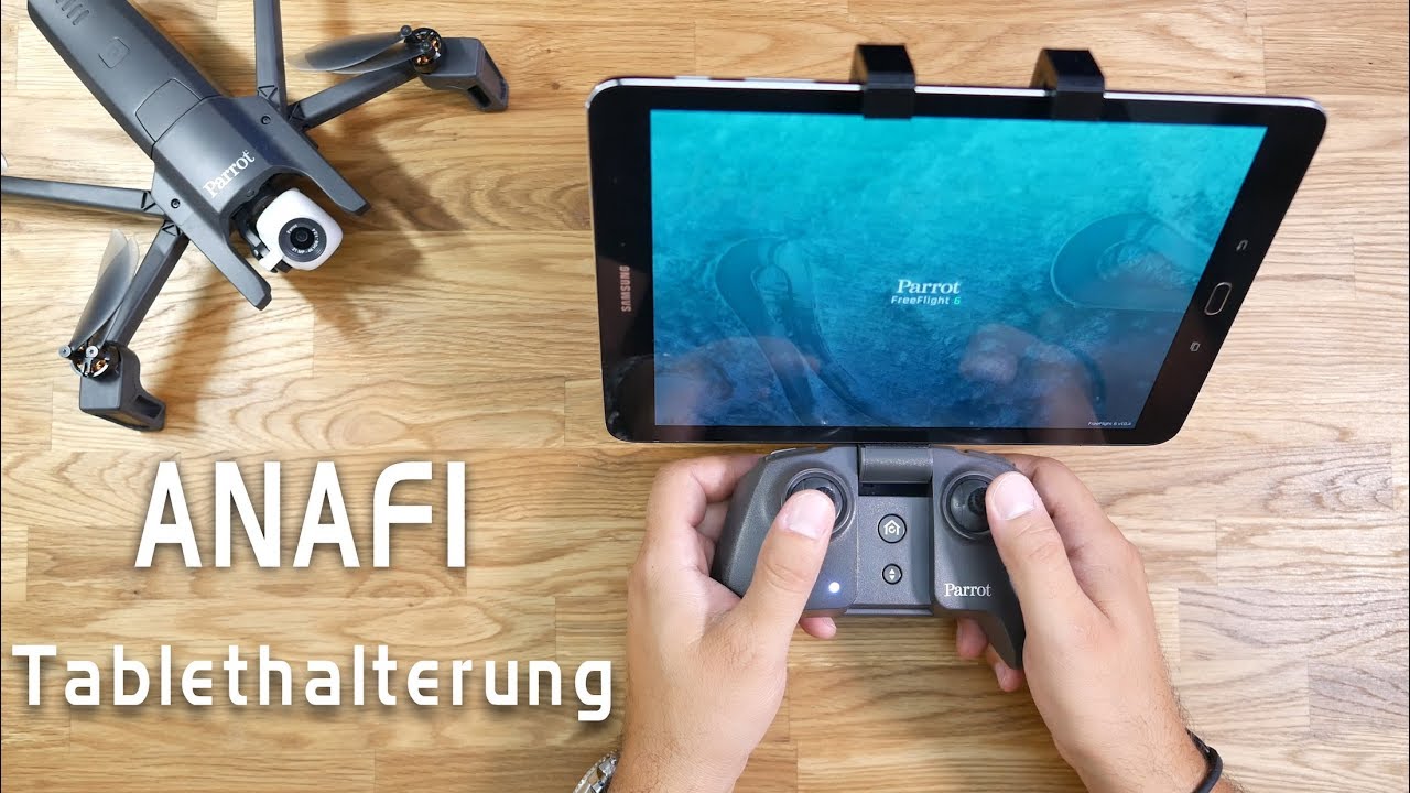 Erste iPad / Tablethalterung für Parrot Anafi Drohne // Deutsch YouTube
