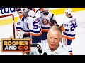 Boomer is ROOTING for the ISLANDERS!? | Boomer and Gio