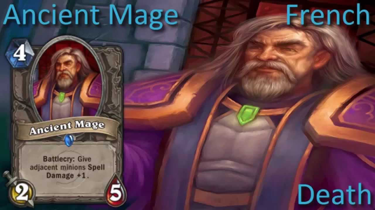 Ancient Mage card sounds in 12 languages Hearthstone