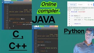 ONLINE COMPILER FOR C C++ PYTHON JAVA