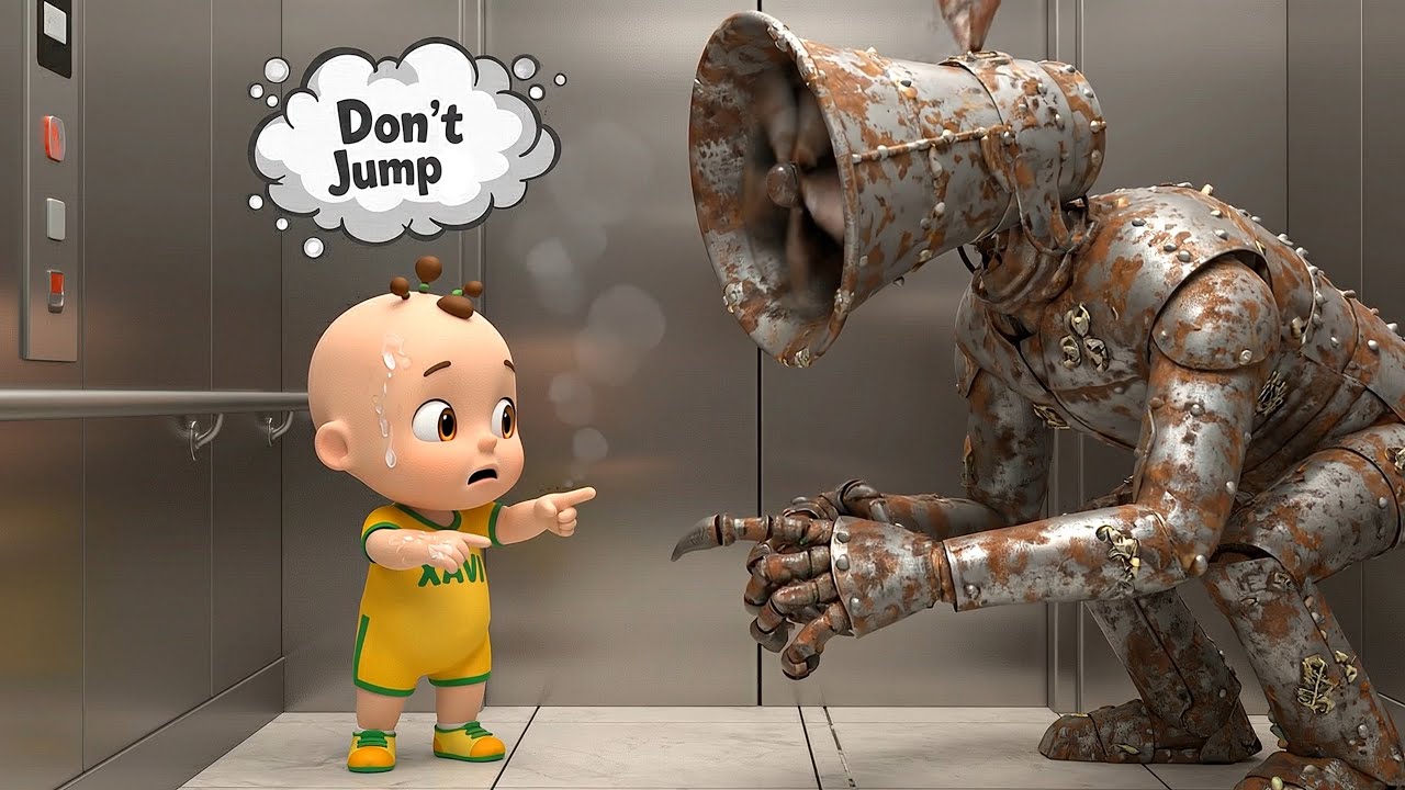 Monsters in Elevator | Don’t jump in Elevator | Elevator Safety Song | Baby Xavi Kids Songs