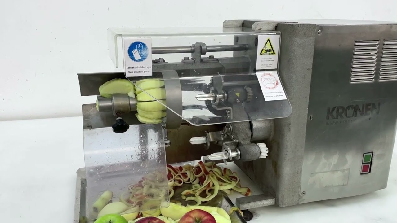 Appelschilmachine Kronen AS 4 Test Run