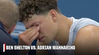 Information No. 6 Ben Shelton retires vs. Adrian Mannarino | Full Match Highlights | 2025 US Open News