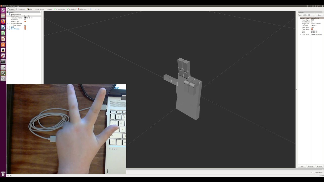 Leap Motion Control Robot Hand - YouTube