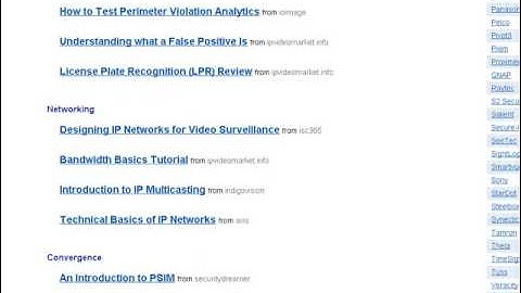 Getting Started with Video Surveillance