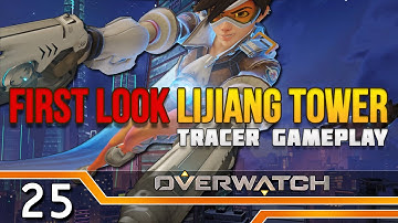 Overwatch: First Look at Lijiang Tower, Tracer Gameplay