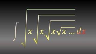 Integral of a Infinitely Nested Radical Wealth