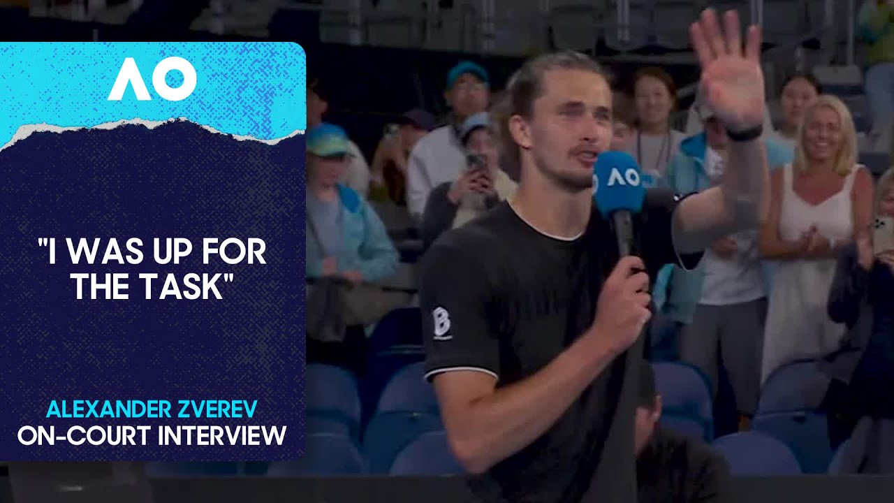 Alexander Zverev On-Court Interview | Australian Open 2026 Third Round