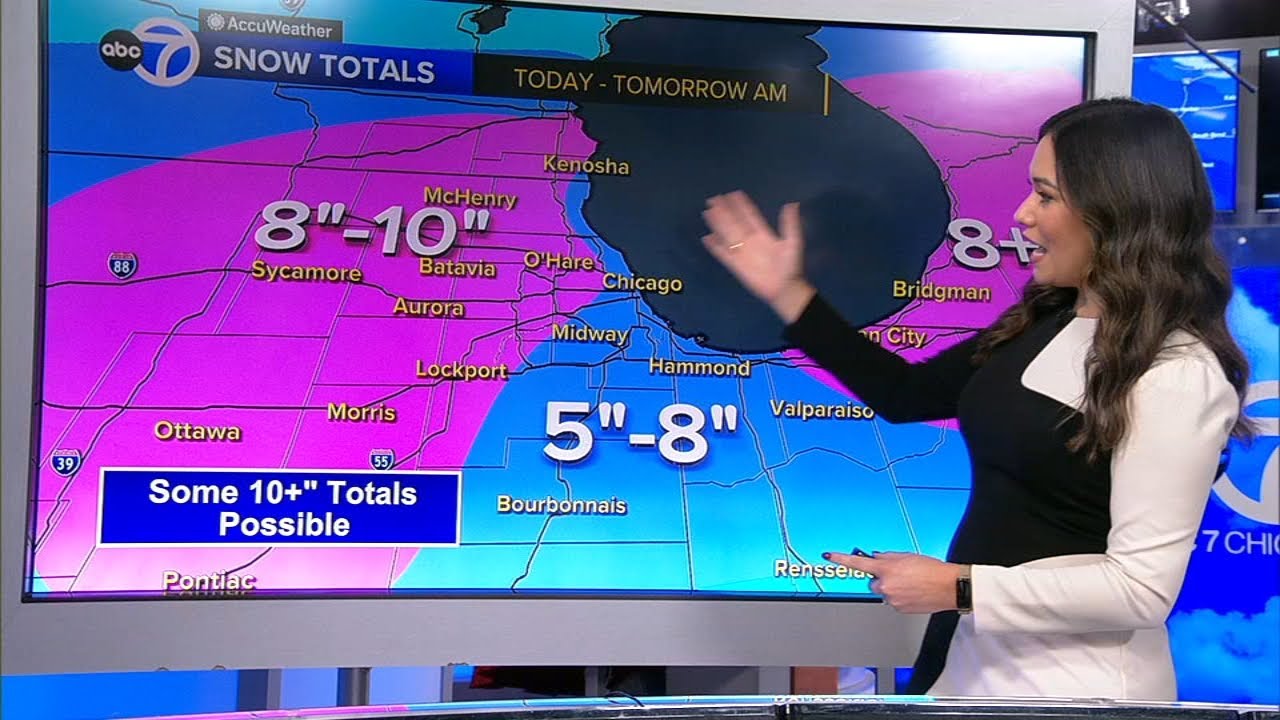 Chicago area under Winter Storm Warning, snowstorm to drop several ...