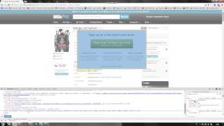 Remove unwanted elements of a website (Google Chrome)