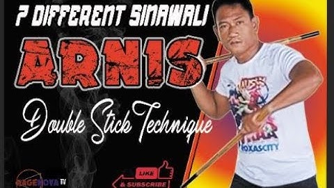 7 DIFFERENT SINAWALI STRIKES I Arnis Double Stick Techniques