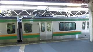 JR東日本E231系1000番台U66編成+U504編成 上野駅発車
