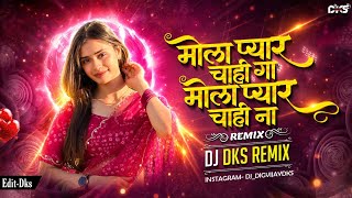 Mola Pyar Chahi Ga Mola Pyar Chahi N | Cg Insta Trending Song | Cg Song Dj | Dj Dks Remix 2k26 