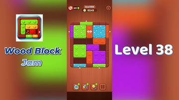 Wood Block Jam Level 38 Walkthrough | Step-by-Step Guide 🧩 | SolutionGuruji