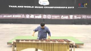 TWMC 2013 - I&E Marimba Solo by Manop Nuamjitt