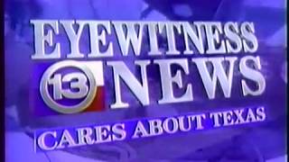 KTRK-TV 13 Eyewitness News - Severe Weather Coverage [January 27, 1997]