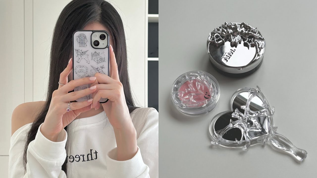 플로디 만나는 날 GRWM | 네이밍 & 글린트 콜라보 제품 언박싱 | 홍콩 느낌 카페 | 플로디로그