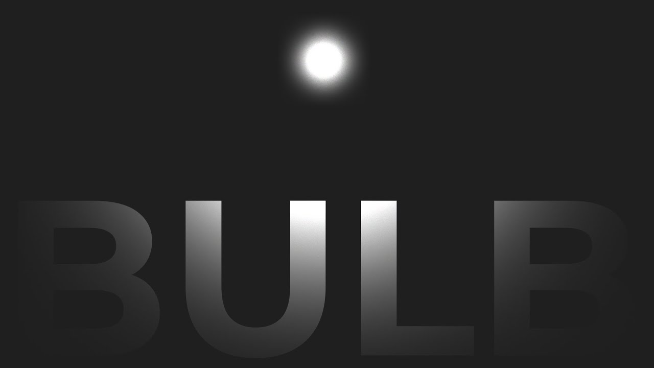 💡 Эффект лампочки для текста — просто и быстро! AFTER EFFECTS