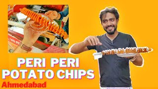 PERI PERI POTATO CHIPS ?? | street food vlog | H L college road Ahmedabad