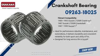 Suzuki ATV Crankshaft Bearing 09263-18025 | LT250R & LT500R