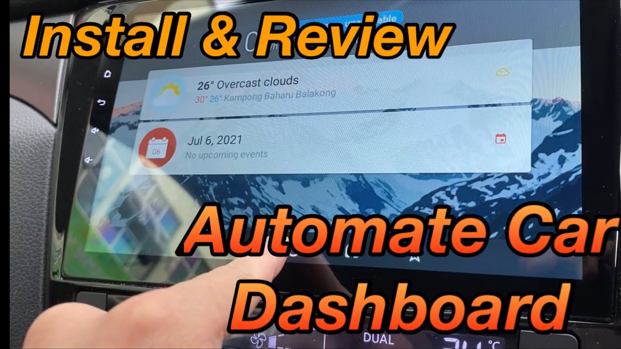 Install and Review Automate Car Dashboard (Not sure if it’s a car