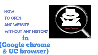 secret mode | incognito mode | private bowsing? no spy / no history in Google chrome & UC browser screenshot 3