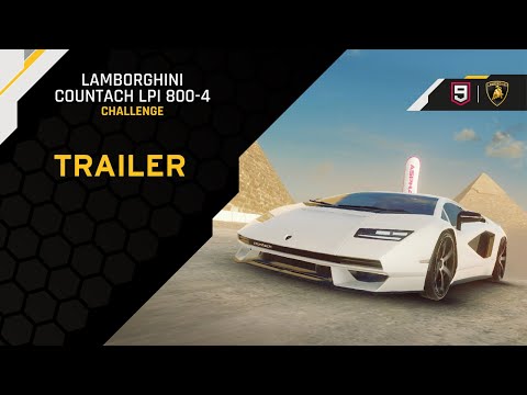 Asphalt 9 - Lamborghini Countach LPI 800-4 Challenge Trailer