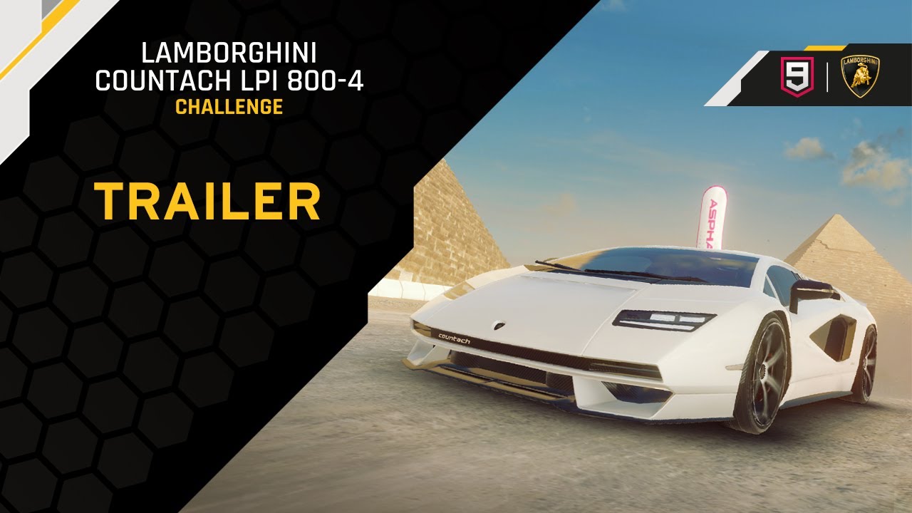 Lamborghini Countach LPI 800-4 on Asphalt 9