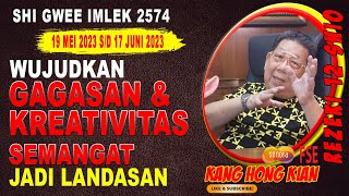 KHK KANG HONG KIAN - RAMALAN 12 SHIO DI BULAN KEEMPAT IMLEK, SHI GWEE 2023/2574