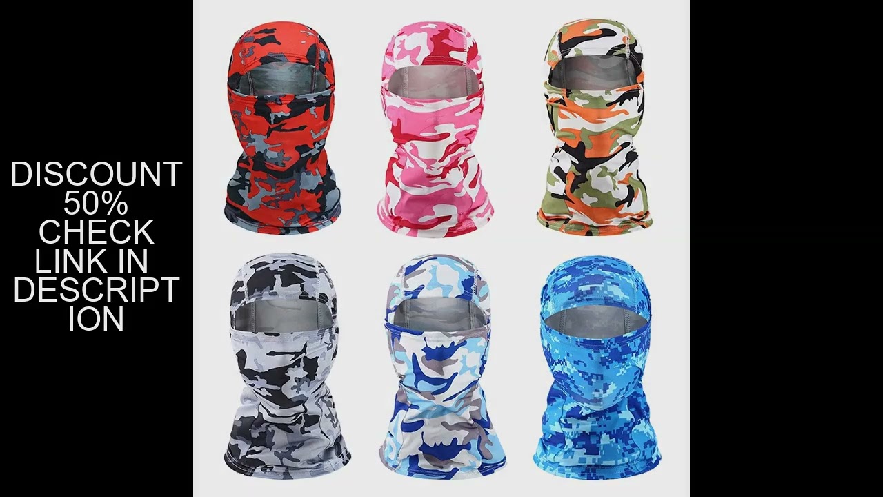 Camouflage Balaclava Full Face Mask Ski Bike Cycling Hunting Head Cover Scarf Blaclava Cap Bandanas