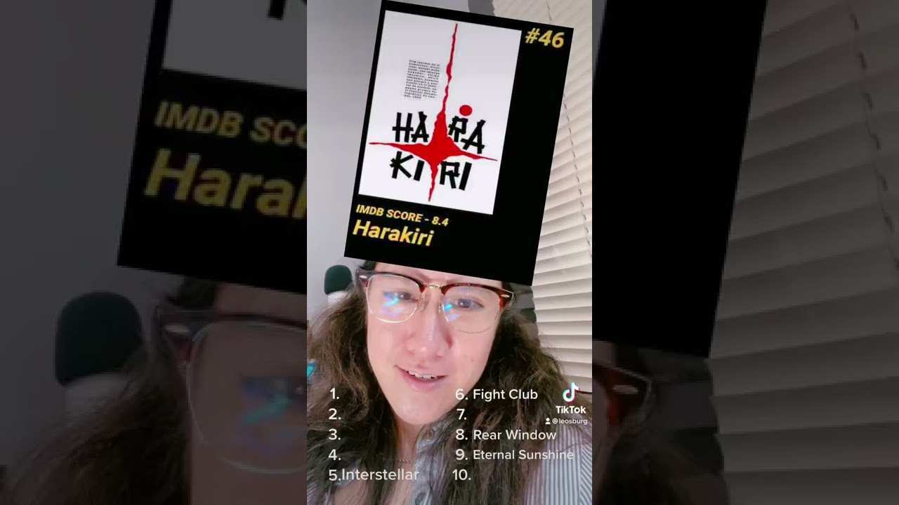 DIRECTOR DOES TOP 10 GREATEST FILMS CHALLENGE