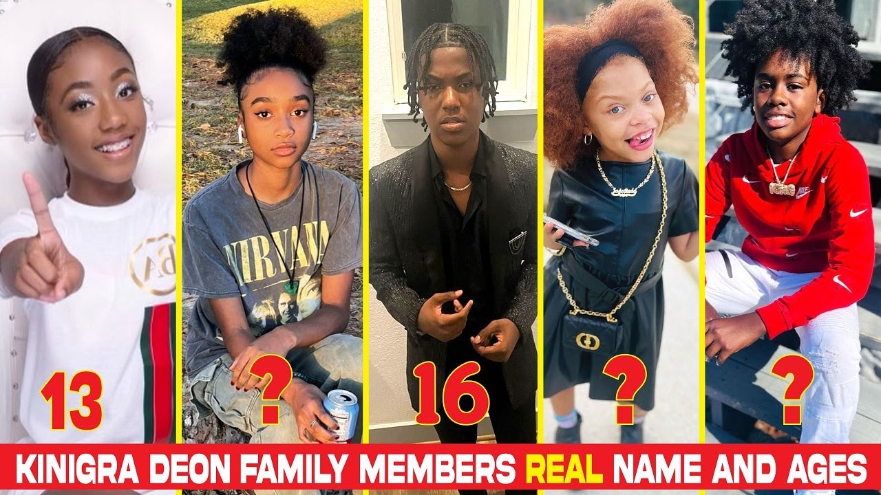 Kinigra Deon (The KRown Family) Members Real Name And Ages 2023 Part3