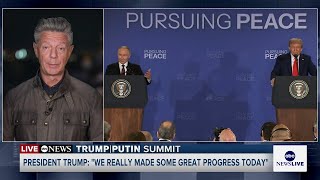 Trump says 'great progress,' but stops short of announcing ceasefire in Ukraine after Putin summit